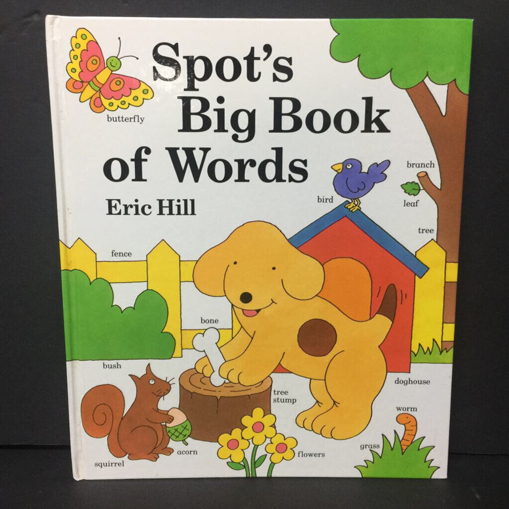 Spot's Big Book of Words (Eric Hill) -character hardcover