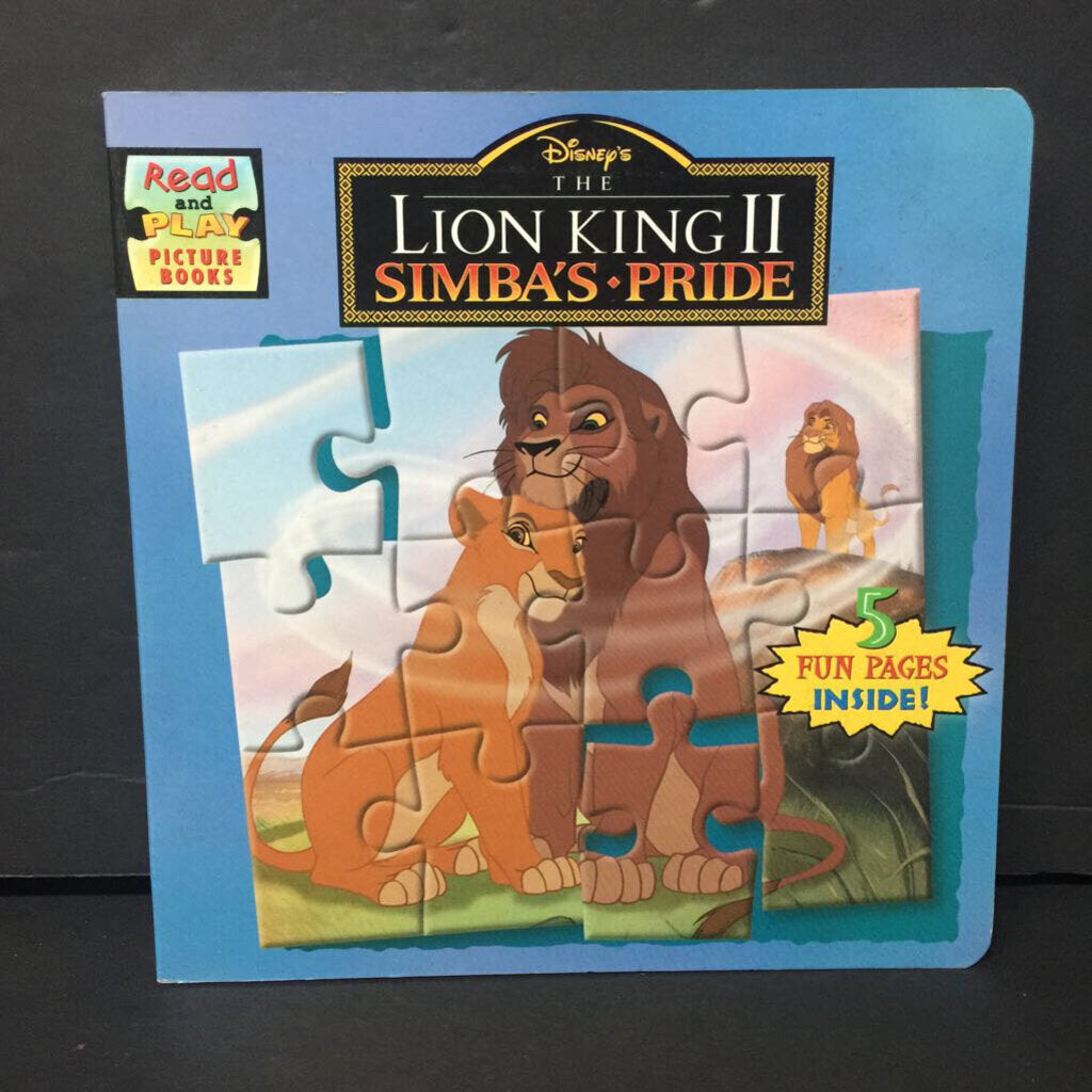 The Lion King II: Simba's Pride Puzzle Book -character puzzle board