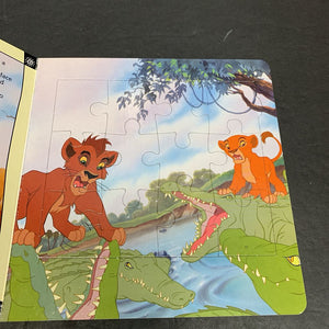The Lion King II: Simba's Pride Puzzle Book -character puzzle board