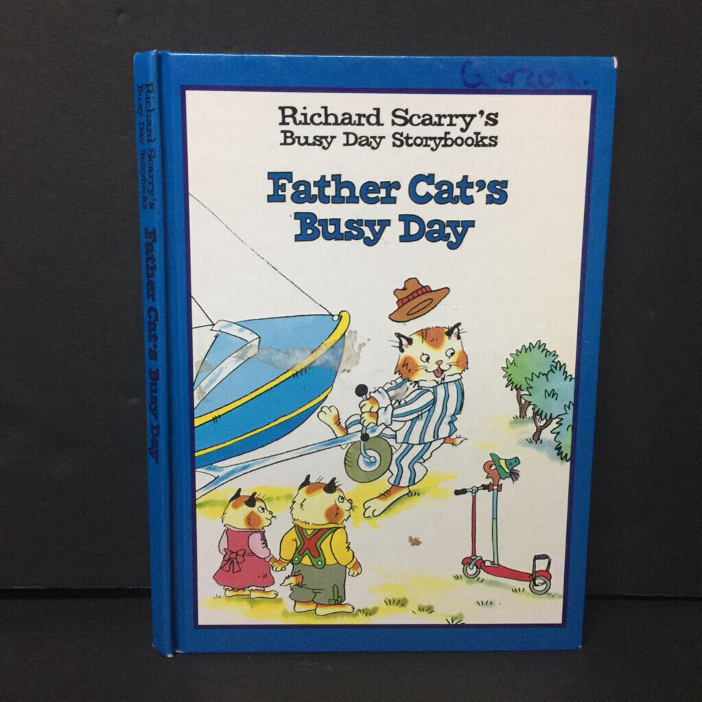 Father Cat's Busy Day (Richard Scarry's Busy Day Storybooks) -hardcover