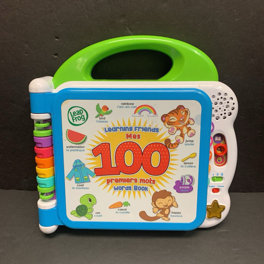 Learning Friends English/French 100 Words Interactive Book Battery Operated