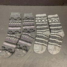 Load image into Gallery viewer, 2pk Girls Patterned Socks
