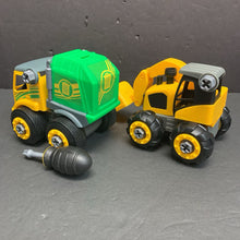 Load image into Gallery viewer, 2pk Machine Maker Construction Vehicles w/Screwdriver (Nikko Toys)
