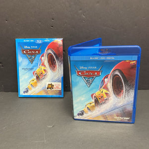 Cars 3 3-Disc Blu-Ray & DVD-Movie