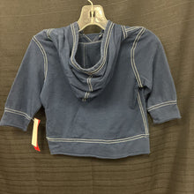 Load image into Gallery viewer, boys place navy hooded t-shirt
