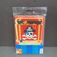 Load image into Gallery viewer, 8pk Pirate Birthday Thank You Cards (NEW)
