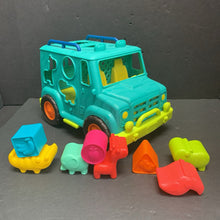 Load image into Gallery viewer, Happy Cruisers Rollin&#39; Animal Rescue Shape Sorter Truck w/Shapes
