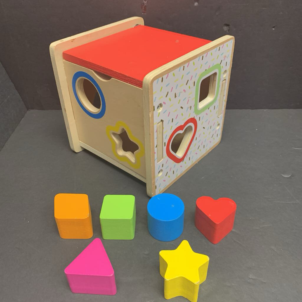 Wooden Shape Sorter w/Shapes