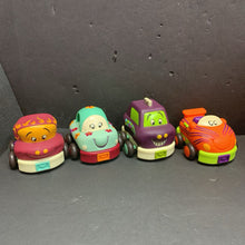 Load image into Gallery viewer, 4pk Pull Back Soft Cars
