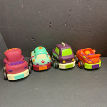 Load image into Gallery viewer, 4pk Pull Back Soft Cars
