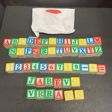 Load image into Gallery viewer, Wooden Alphabet &amp; Number Puzzle Blocks

