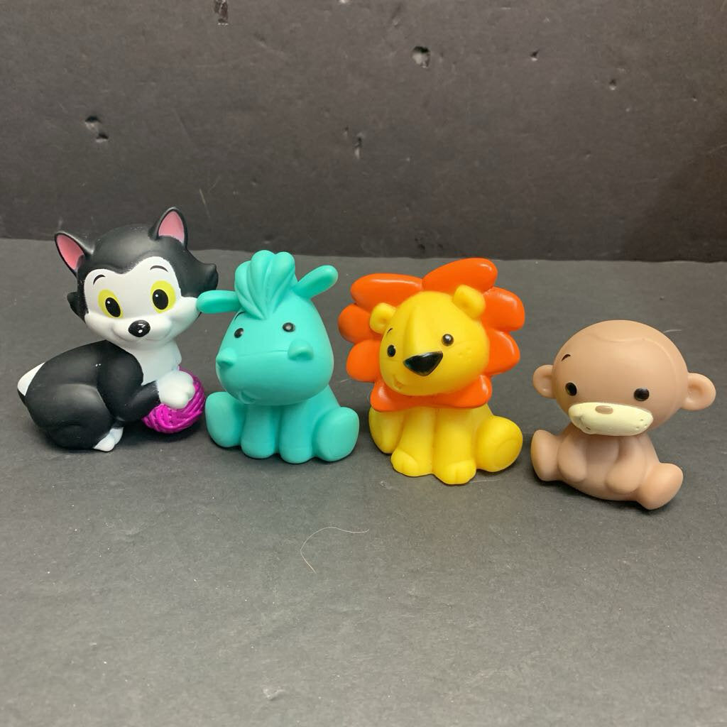 4pk Animal Bath Toys