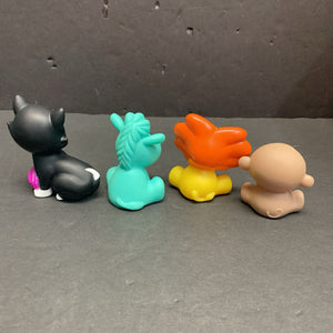 4pk Animal Bath Toys