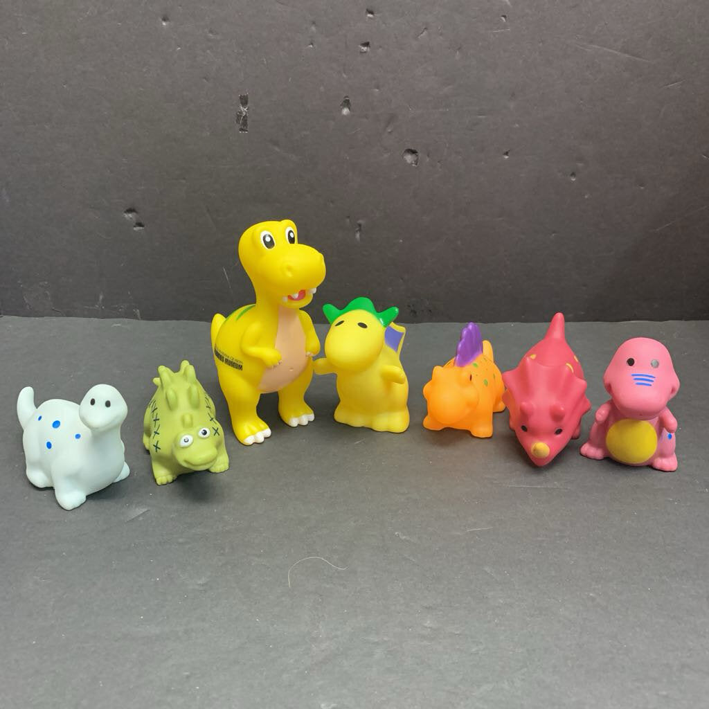 7pk Dinosaur Bath Toys