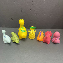 Load image into Gallery viewer, 7pk Dinosaur Bath Toys
