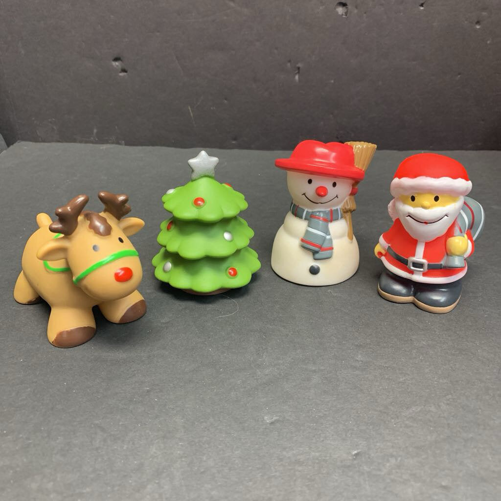 4pk Christmas Bath Toys