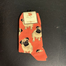 Load image into Gallery viewer, Girls Pug Dog Socks (NEW) (Sock Smith)
