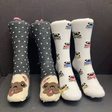 Load image into Gallery viewer, Girls 2pk Dog Socks
