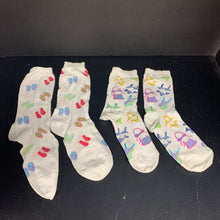 Load image into Gallery viewer, Girls 2pk Beach Socks
