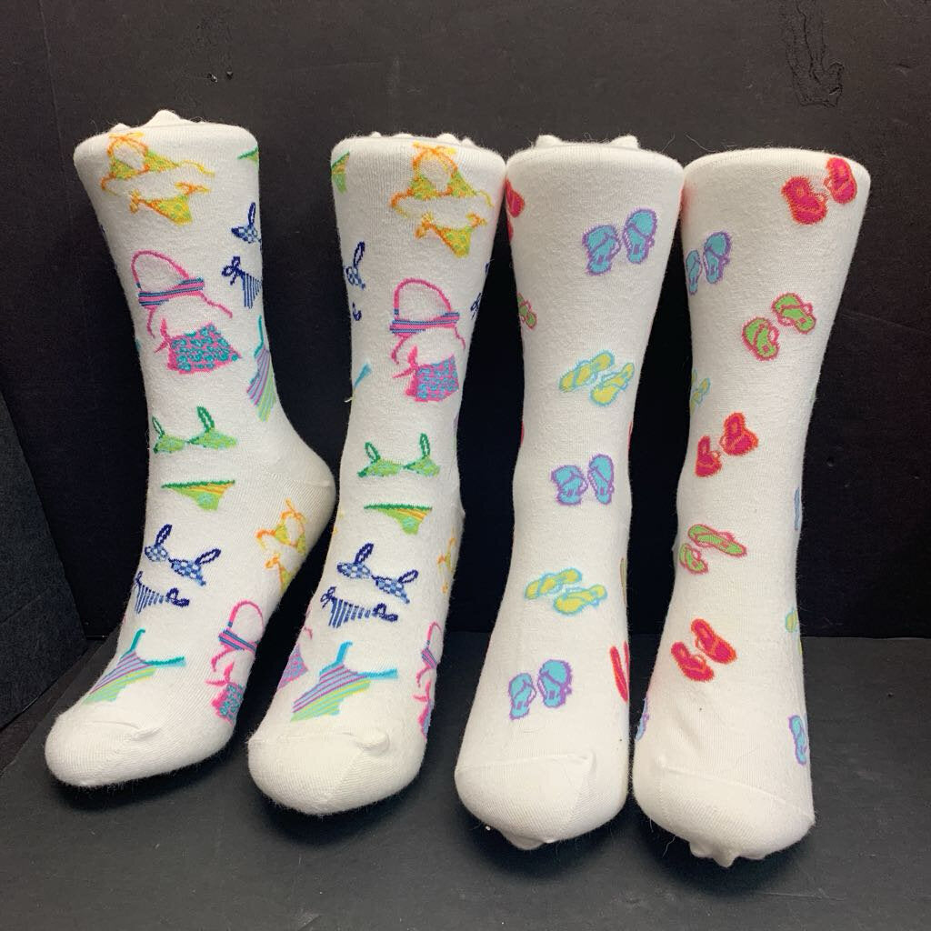 Girls 2pk Beach Socks