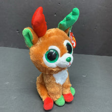 Load image into Gallery viewer, Tinseltoes Christmas Reindeer Beanie Boo
