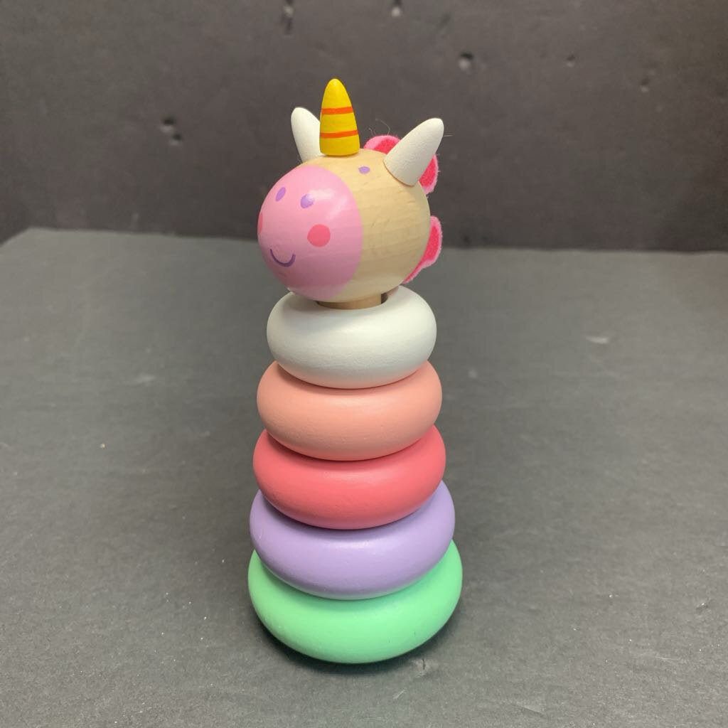 Wooden Unicorn Stacker
