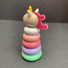 Load image into Gallery viewer, Wooden Unicorn Stacker
