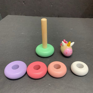 Wooden Unicorn Stacker