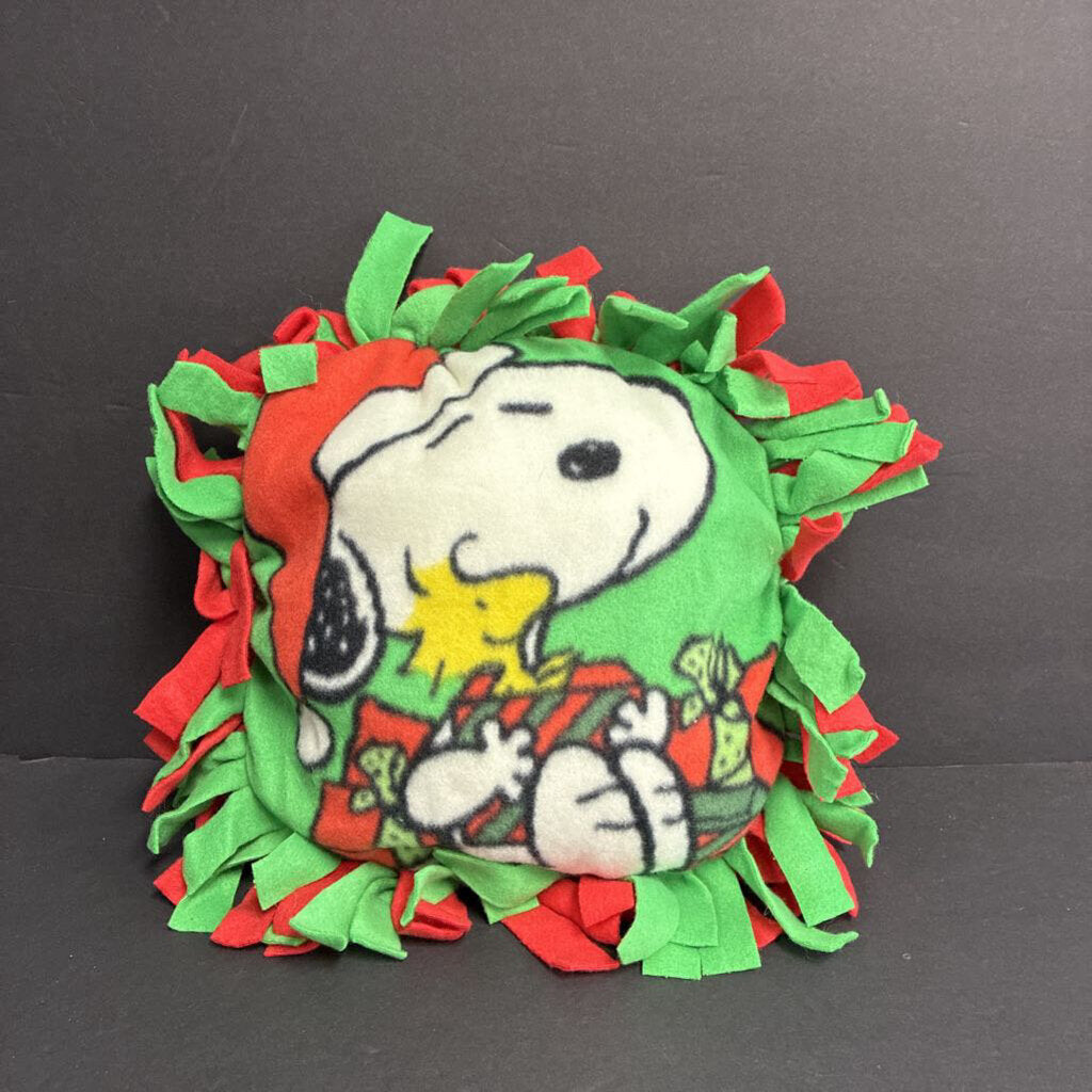 Snoopy Christmas Pillow