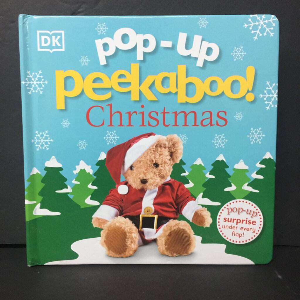Pop-Up Peekaboo! Christmas (DK) (Dawn Sirett) (Season: Winter, Holiday: Christmas) -pop up board