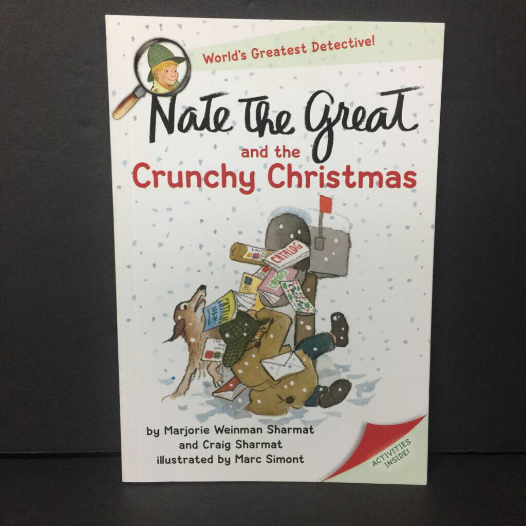 Nate the Great and the Crunchy Christmas (Marjorie Weinman Sharmat & Craig Sharmat) (Season: Winter, Holiday: Christmas) -series paperback