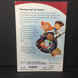 Peanut-Butter Pilgrims (Pee Wee Scouts) (Judy Delton) (Season: Fall, Holiday: Thanksgiving) -series paperback