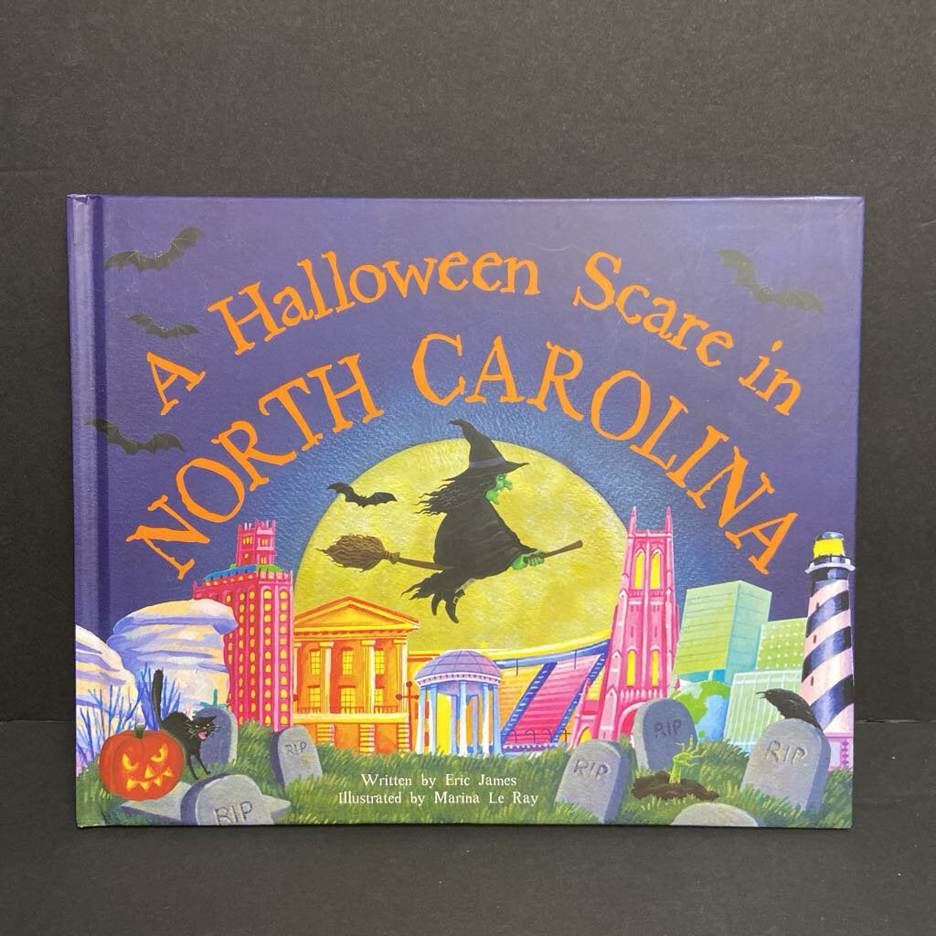 A Halloween Scare in North Carolina (Eric James) (Season: Fall; Holiday) -hardcover