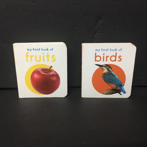 8pk "My First Book of..." Box Set -board