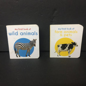 8pk "My First Book of..." Box Set -board