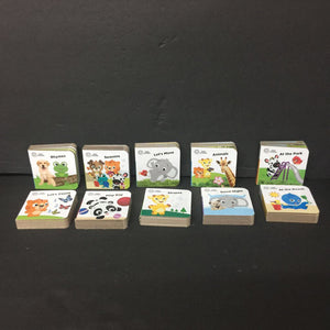 10pk Baby Einstein Mini Board Books Box Set -character board