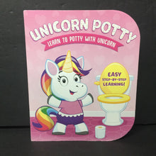 Load image into Gallery viewer, Unicorn Potty: Learn to Potty with Unicorn -board
