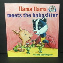 Load image into Gallery viewer, Llama Llama Meets the Babysitter (Anna Dewdney) -character paperback
