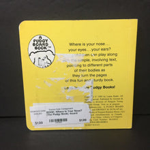 Load image into Gallery viewer, Where Is Your Nose? (The Pudgy Book) -board

