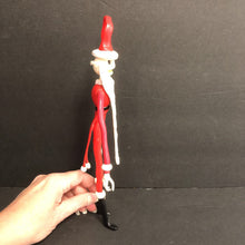 Load image into Gallery viewer, Bendable Santa Jack Skellington Figure 1993 Vintage Collectible (Christmas) (Halloween)
