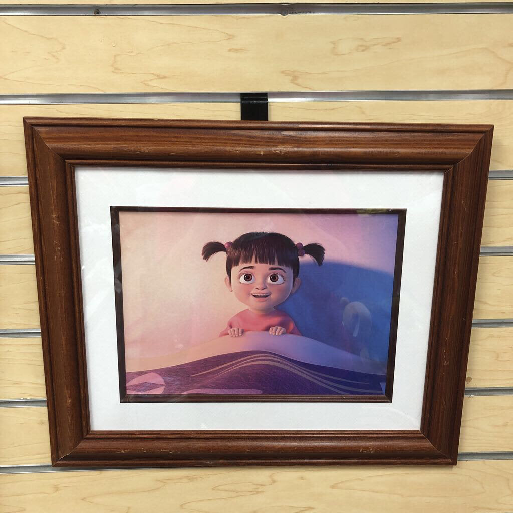 Boo Picture in Wooden Frame