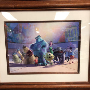 Character Group Picture in Wooden Frame