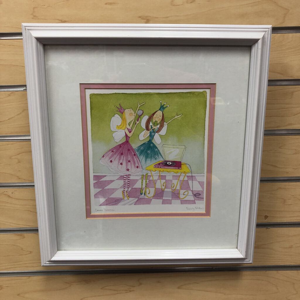 Felicity Wishes Fairy Karaoke Picture in Wooden Frame (Emma Thomson)