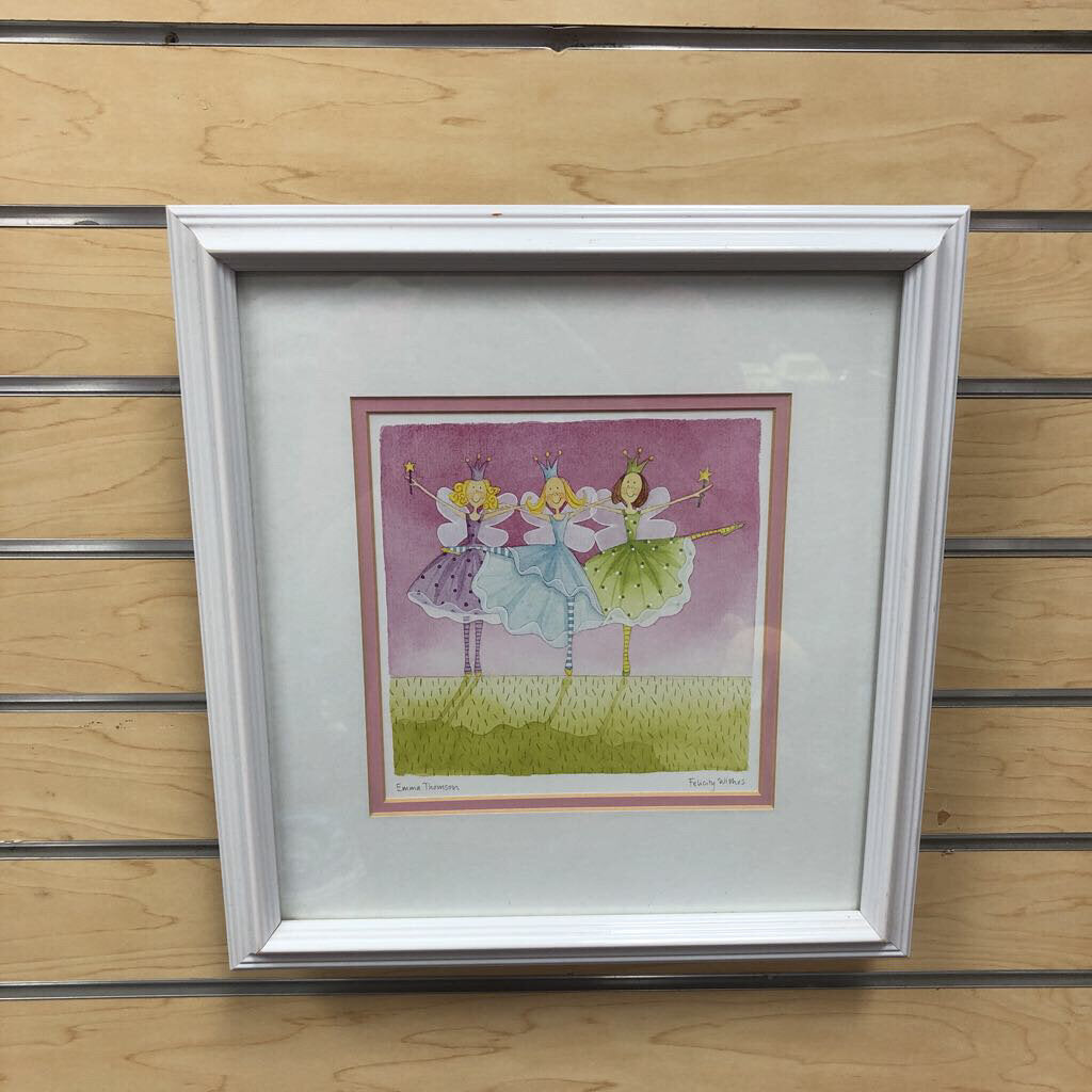 Felicity Wishes Fairy Friends Picture in Wooden Frame (Emma Thomson)