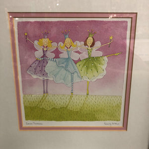 Felicity Wishes Fairy Friends Picture in Wooden Frame (Emma Thomson)