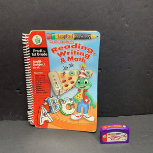 Reading, Writing, & Math LeapPad Book w/Cartridge