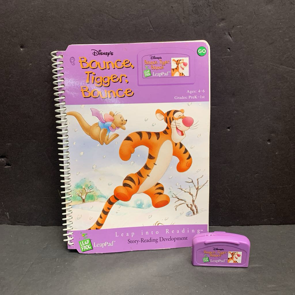 Bounce, Tigger, Bounce Pooh & Friends LeapPad Book w/Cartridge Disney