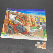 Load image into Gallery viewer, 25pc Trains Picture Puzzle
