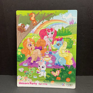 25pc Unicorn Party Picture Puzzle