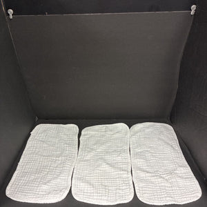3pk Muslin Burp Cloths (Cute Castle)
